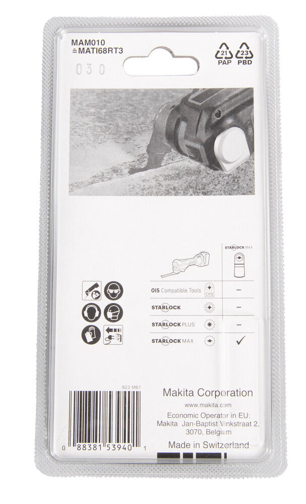 Segmendi tera Multitool HM 68 mm B-66503 Makita hind ja info | Käsitööriistad | hansapost.ee