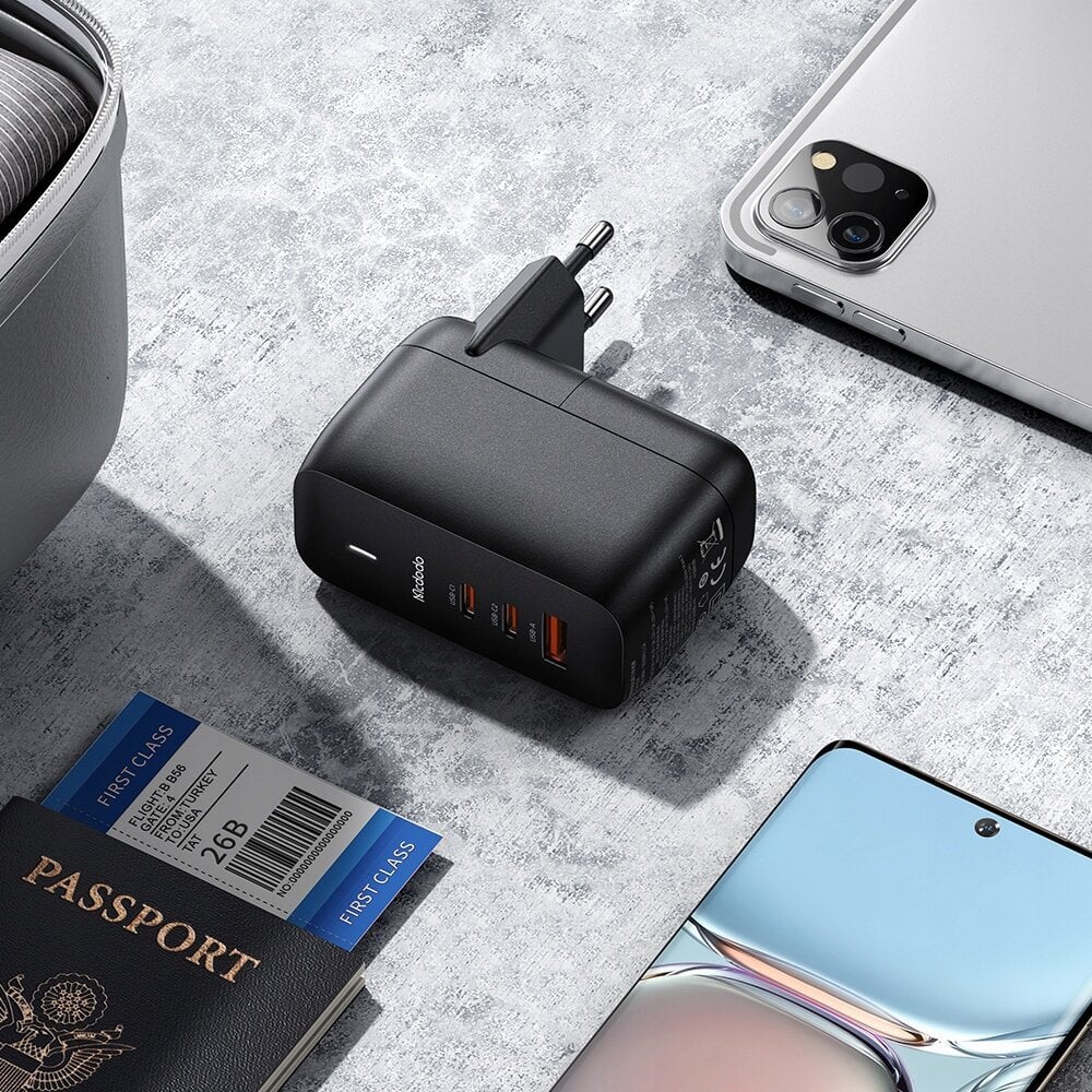 Sülearvuti, mobiiltelefoni laadija, Mcdodo GaN 3.0 Kiirlaadimine, USB-C PD USB-A 65W CH-0291 цена и информация | Auto akulaadijad | hansapost.ee