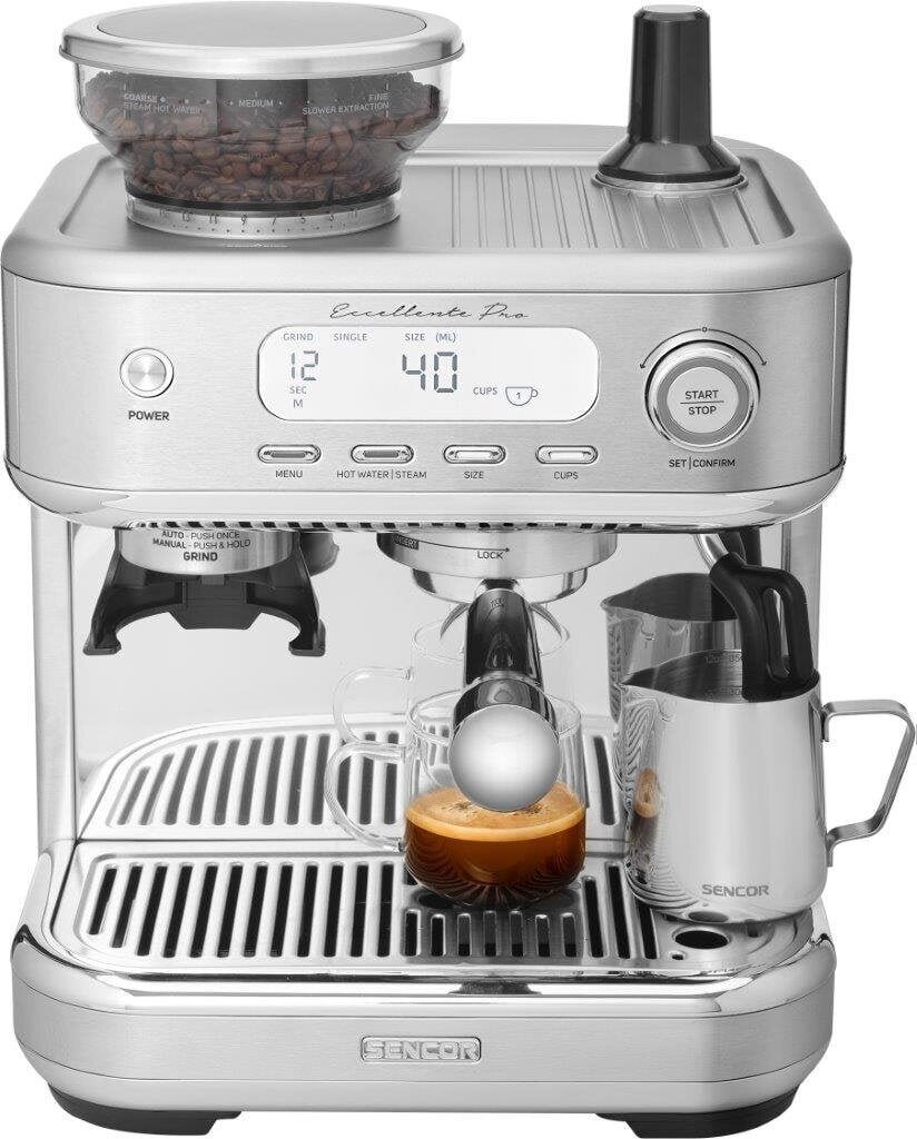 Sencor SES 6050SS espressomasin цена и информация | Kohvimasinad ja espressomasinad | hansapost.ee