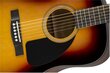 Akustiline kitarr Fender CD-60 Dread V3 DS, SB WN hind ja info | Kitarrid | hansapost.ee