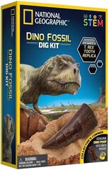 Dinosauruste fossiilide kaevamise komplekt National Geographic hind ja info | Mänguasjad poistele | hansapost.ee