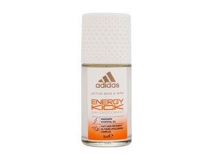 Шариковый дезодорант Adidas Energy Kick 24 ч, 50 мл цена и информация | Дезодоранты | hansapost.ee