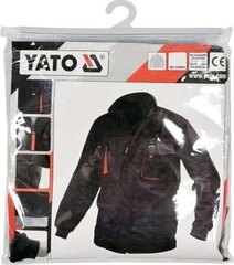Куртка рабочая Yato (YT-80141), черная/красная цена и информация | Садовая одежда | hansapost.ee
