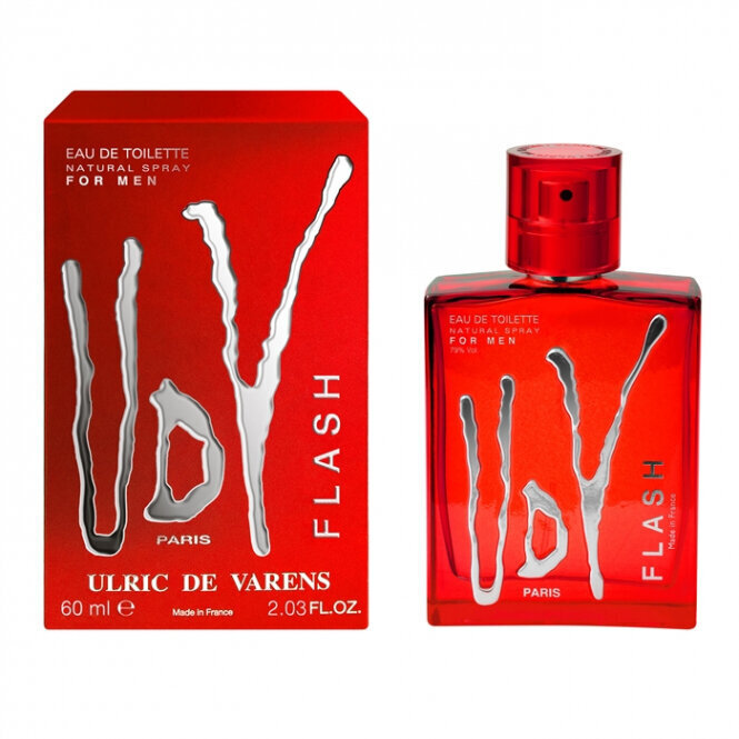 Tualettvesi Ulric De Varens Flash EDT meestele, 60 ml hind ja info | Parfüümid meestele | hansapost.ee