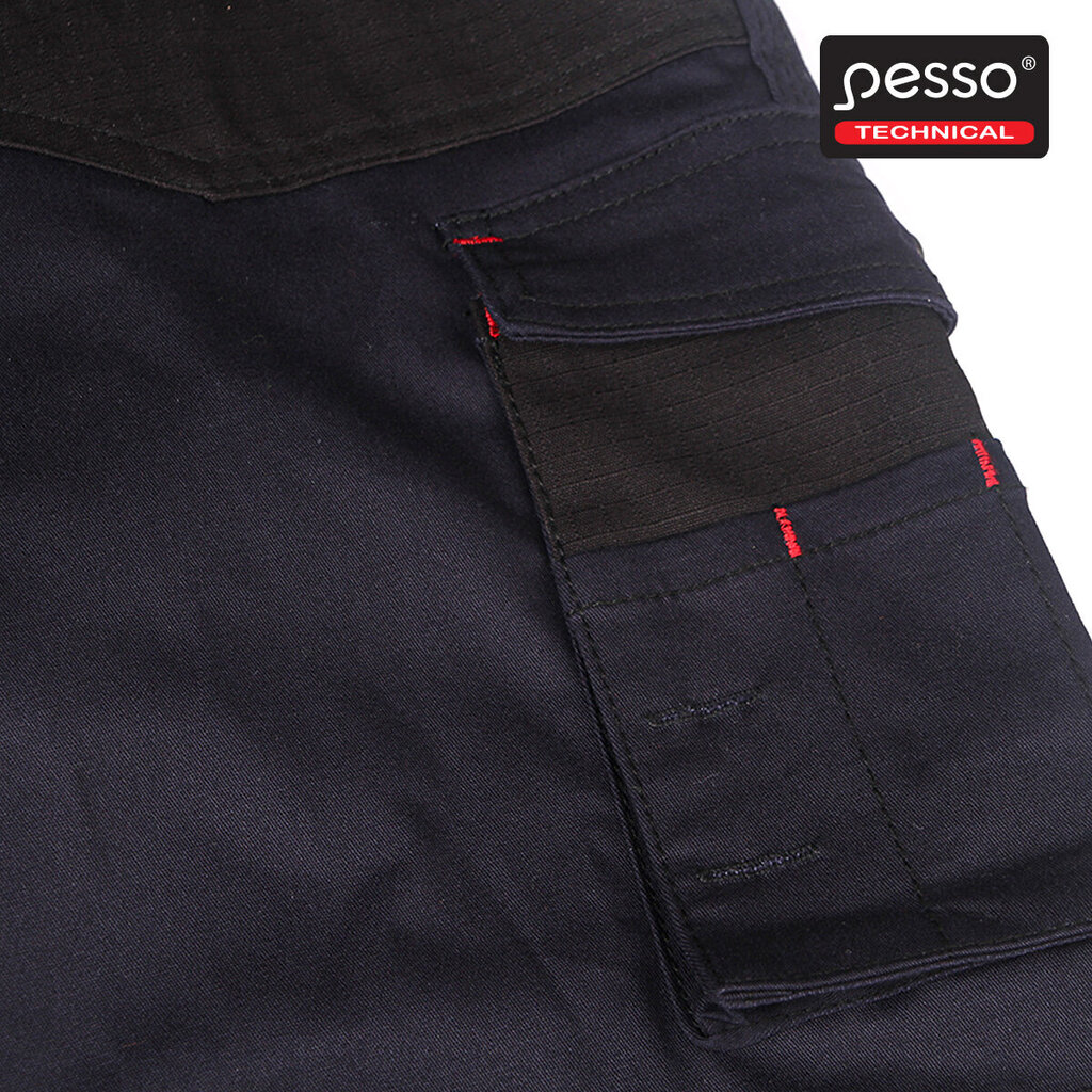 Töö traksipüksid Pesso Twill Stretch цена и информация | Tööriided | hansapost.ee