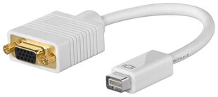 Goobay, mini DVI - VGA, 0.1 m hind ja info | USB adapterid ja jagajad | hansapost.ee