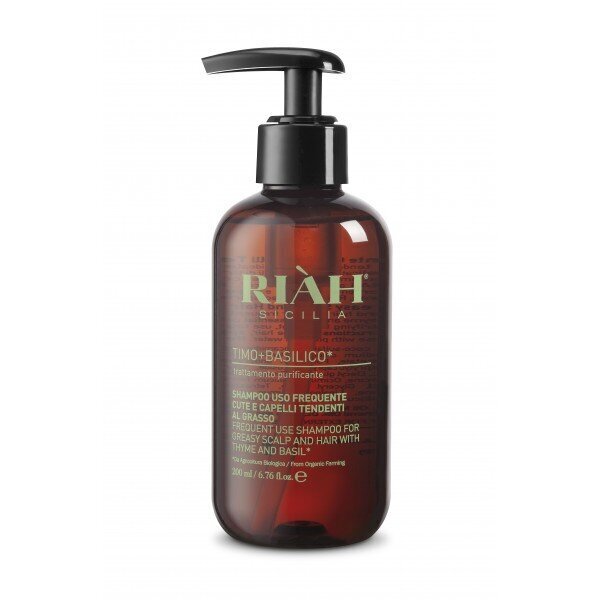 Šampoon igapäevaseks kasutamiseks, rasusele peanahale Riah Sicilia, 200 ml цена и информация | Šampoonid | hansapost.ee