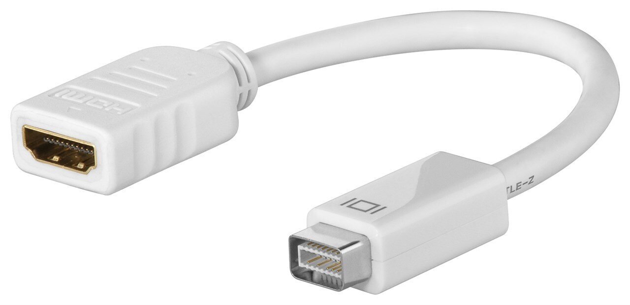 Mini DVI - HDMI, 0.1 m hind ja info | USB adapterid ja jagajad | hansapost.ee