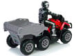 Lean toys ATV koos haagisega 1:10 Off-Road Red 2.4G hind ja info | Mänguasjad poistele | hansapost.ee