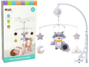 Детская мобильная карусель серого цвета на кроватку цена и информация | Игрушки для малышей | hansapost.ee