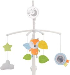 Lean toys Mobiilne võrevoodi karussell beebidele Plüüsist rebane цена и информация | Игрушки для малышей | hansapost.ee