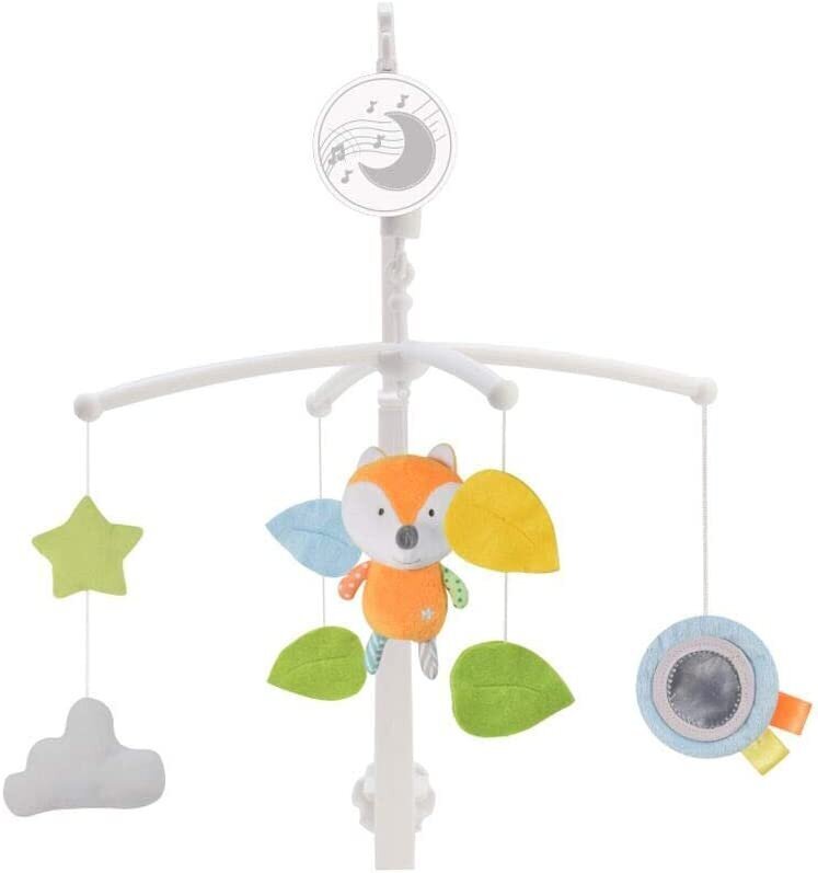 Lean toys Mobiilne võrevoodi karussell beebidele Plüüsist rebane цена и информация | Beebide mänguasjad | hansapost.ee