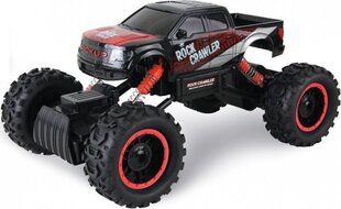 Kaugjuhitav maastur Rock Crawler 4WD 1:14, must, punane hind ja info | Mänguasjad poistele | hansapost.ee