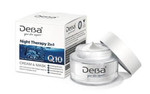 Öökreem näomask Deva Coenzyme Q10, 50 ml hind ja info | Deba Parfüümid, lõhnad ja kosmeetika | hansapost.ee