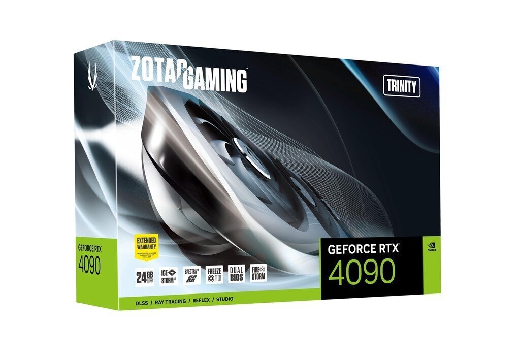 Zotac Gaming GeForce RTX 4090 Trinity OC (ZT-D40900J-10P) цена и информация | Videokaardid | hansapost.ee