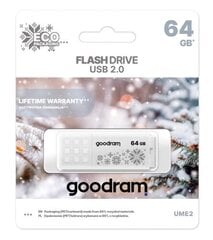 Goodram Winter (UME2-0640W0R11-WI), 64GB hind ja info | Mälupulgad | hansapost.ee