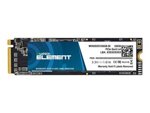 Mushkin Element, 256 ГБ цена и информация | Внутренние жёсткие диски (HDD, SSD, Hybrid) | hansapost.ee