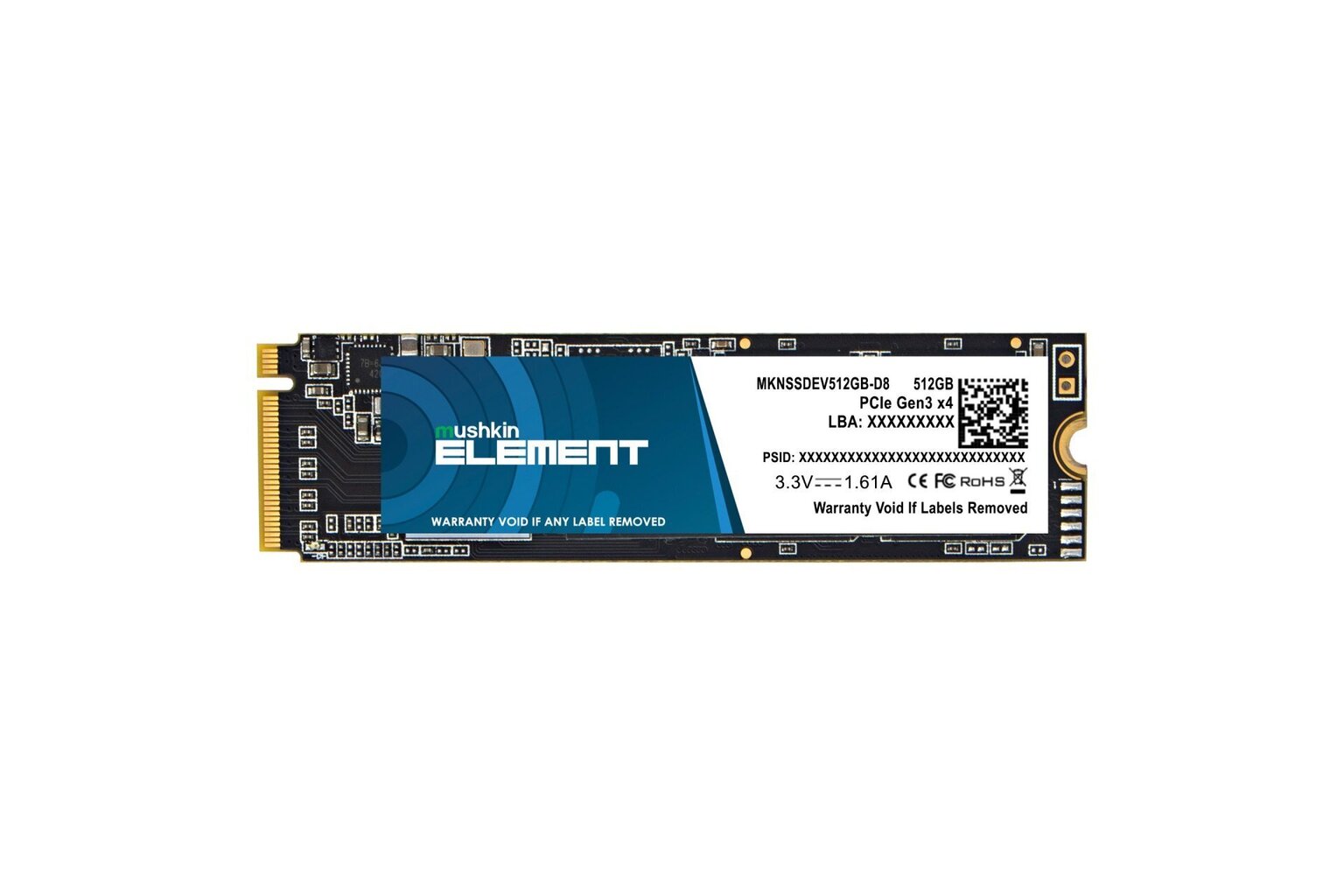 Mushkin Element, 512GB hind ja info | Sisemised kõvakettad | hansapost.ee