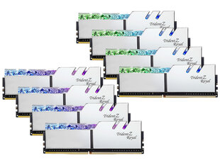 G.Skill Trident Z Royal, 256 Гбайт (8x32 Гбайт), DDR4, 3200 МГц цена и информация | Объём памяти (RAM) | hansapost.ee