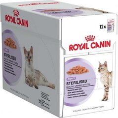 Полнорационный корм Royal Canin Fhn Wet для взрослых стерилизованных и кастрированных кошек, 85 г x 12 цена и информация | Консервы для кошек | hansapost.ee