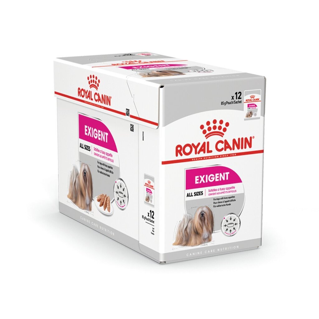 Royal Canin CCN Exigent märgtoit valivatele täiskasvanud koertele, 12 x 85g цена и информация | Koerakonservid | hansapost.ee