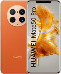 Huawei Mate 50 Pro 8/256GB Dual SIM 51097GNK Orange hind ja info | Telefonid | hansapost.ee