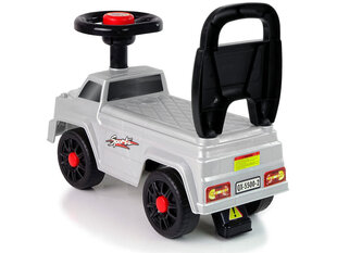 Машина-толокар Lean Toys QX-5500- 2 со спинкой Серебристая цена и информация | Игрушки для малышей | hansapost.ee