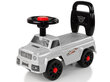 Pealeistutav auto Lean Toys QX-5500- 2 koos seljatoega Silver hind ja info | Beebide mänguasjad | hansapost.ee