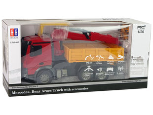 Hiiglaslik Mercedes Arocs kraana HDS R/C Auto + kaugjuhtimispult R/C USB hind ja info | Mänguasjad poistele | hansapost.ee