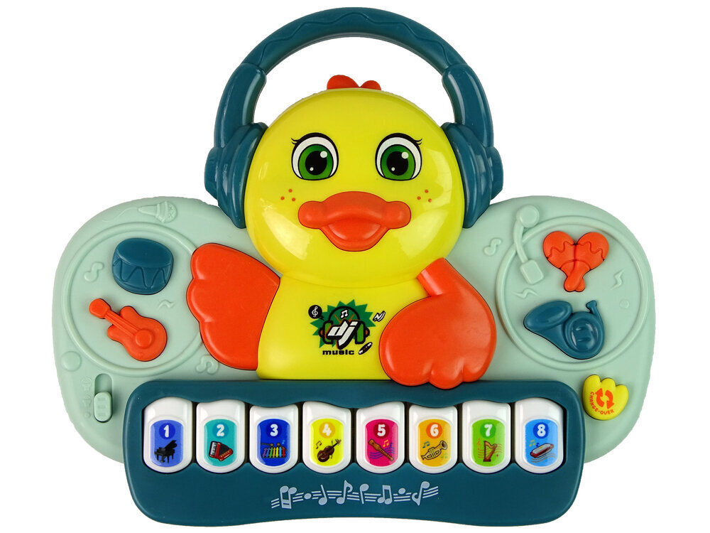 Lean toys Interaktiivne Piano Duck DJ Heli Muusikariistad Meloodiad hind ja info | Beebide mänguasjad | hansapost.ee