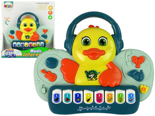 Lean toys Interaktiivne Piano Duck DJ Heli Muusikariistad Meloodiad цена и информация | Игрушки для малышей | hansapost.ee
