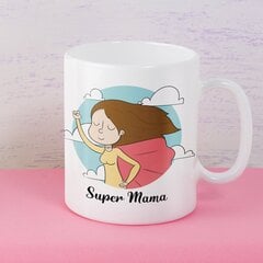 Tass "Super Mama" hind ja info | Pildiga tassid ja kruusid kingituseks | hansapost.ee