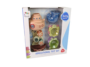 Lean toys Vannikomplekt Laev Sea Animals kosk price and information | Toys for babies | hansapost.ee