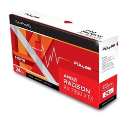 Sapphire PULSE AMD Radeon RX 7900 XTX (11322-02-20G) hind ja info | Videokaardid | hansapost.ee