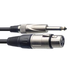 Stagg SMC1XP, XLR/Aux 6.3 мм, 1 м цена и информация | Кабели и провода | hansapost.ee