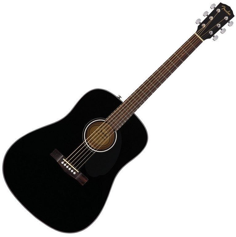 Akustiline kitarr Fender CD-60S Dread, Black WN hind ja info | Kitarrid | hansapost.ee