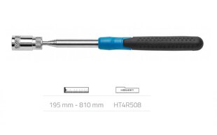 Magnetteleskoop Led-iga Hogert, kuni 3,6 kg, HT4R508 hind ja info | Käsitööriistad | hansapost.ee