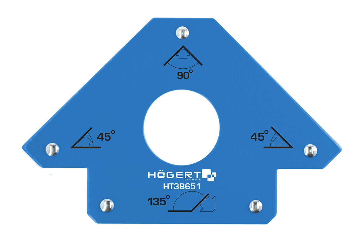 Magnetkeevitus nelinurkne 22,5 kg Hoegert, HT3B651 hind ja info | Käsitööriistad | hansapost.ee