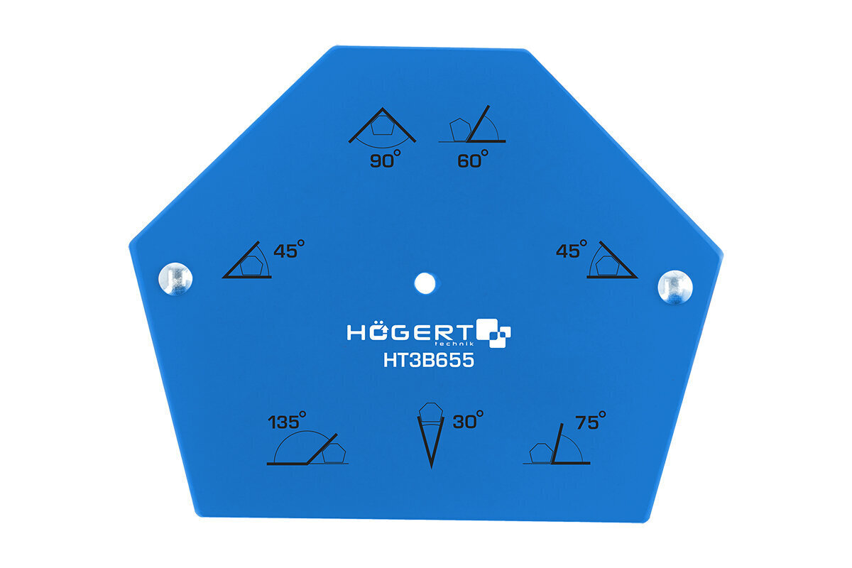 Kuusnurkne magnetkeevitusruut 34 kg Hoegert, HT3B655 цена и информация | Käsitööriistad | hansapost.ee