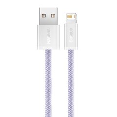 USB cable for Lightning Baseus Dynamic 2 Series, 2.4A, 1m (purple) hind ja info | Mobiiltelefonide kaablid | hansapost.ee