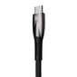USB cable for USB-C Baseus Glimmer Series, 100W, 2m (Black) цена и информация | Mobiiltelefonide kaablid | hansapost.ee