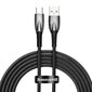 USB cable for USB-C Baseus Glimmer Series, 100W, 2m (Black) цена и информация | Mobiiltelefonide kaablid | hansapost.ee