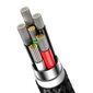 USB cable for USB-C Baseus Glimmer Series, 100W, 2m (Black) hind ja info | Mobiiltelefonide kaablid | hansapost.ee