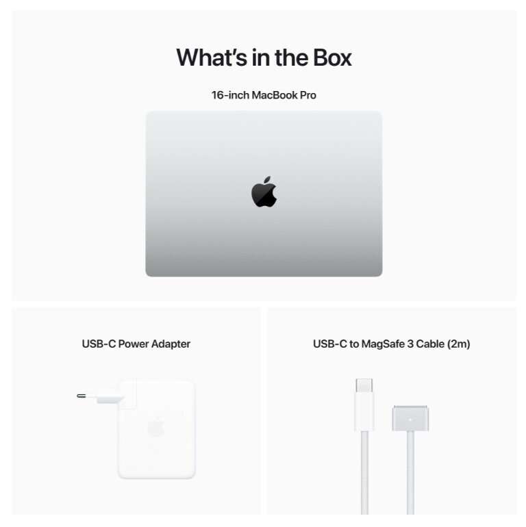 16-inch MacBook Pro: Apple M2 Pro chip with 12‑core CPU and 19‑core GPU, 1TB SSD - Silver MNWD3KS/A hind ja info | Sülearvutid | hansapost.ee