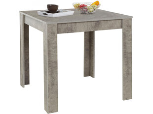 Стол обеденный Notio Living Lori L 80 см, серый цена и информация | Кухонные и обеденные столы | hansapost.ee