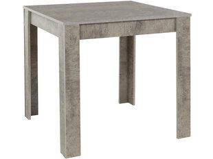 Стол обеденный Notio Living Lori L 80 см, серый цена и информация | Кухонные и обеденные столы | hansapost.ee