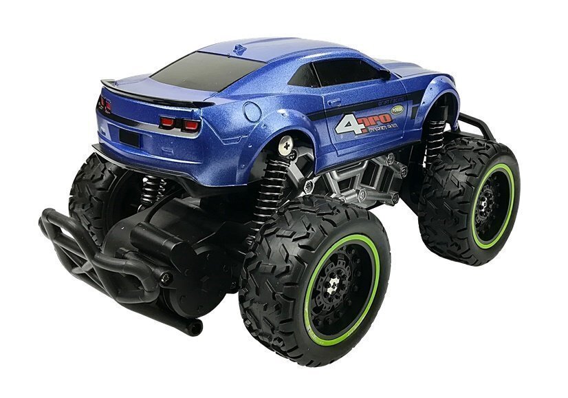 Kaugjuhtimispult auto R/C 6,5 km/h High Wheels Blue hind ja info | Mänguasjad poistele | hansapost.ee