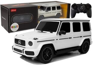 Lean toys Auto Mercedes AMG G63 RC R/C 1:24 Valge 2,4 G цена и информация | Игрушки для мальчиков | hansapost.ee