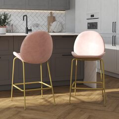 Барный стул CosmoLiving by Cosmopolitan Astor, розовый цвет цена и информация | Стулья для кухни и столовой | hansapost.ee