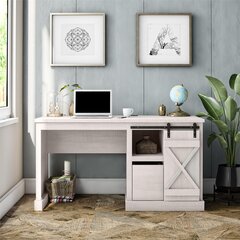 Письменный стол Dorel Home Knox, белый цена и информация | Компьютерные, письменные столы | hansapost.ee